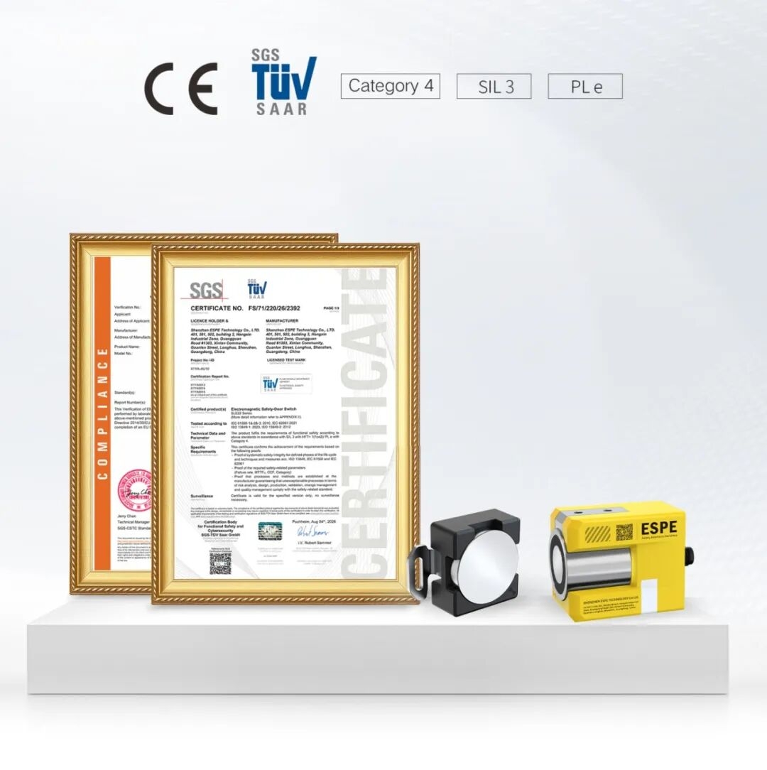 意普新品 | 获TÜV国际权威认证!深圳意普SLE22系列安全门开关 意普新品 | 获TÜV国际权威认证!深圳意普SLE22系列安全门开关